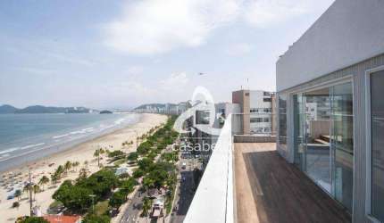 Cobertura com 3 dormitórios, 343 m² - venda por R$ 4.300.000,00 ou aluguel por R$ 18.625,00/mês - Boqueirão - Santos/SP