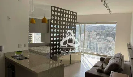 Apartamento com 1 dormitório para alugar, 44 m² por R$ 5.800,02/mês - José Menino - Santos/SP