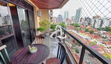 Apartamento com 3 dormitórios à venda, 157 m² por R$ 1.385.000,00 - Ponta da Praia - Santos/SP