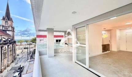 Apartamento com 2 dormitórios à venda, 98 m² por R$ 1.650.000,00 - Embaré - Santos/SP
