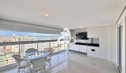 Apartamento com 3 dormitórios para alugar, 135 m² por R$ 11.500,02/mês - Embaré - Santos/SP