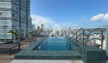Apartamento com 2 dormitórios à venda, 82 m² por R$ 885.000,00 - Aparecida - Santos/SP
