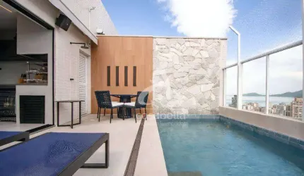 Cobertura com 3 dormitórios à venda, 198 m² por R$ 6.390.000,00 - Gonzaga - Santos/SP