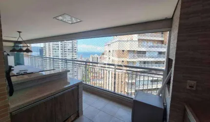 Apartamento com 3 dormitórios para alugar, 159 m² por R$ 10.700,01 - Gonzaga - Santos/SP
