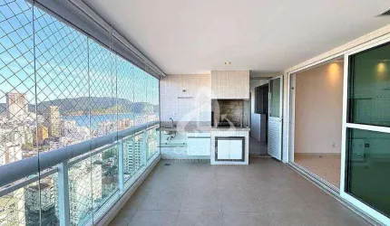 Apartamento com 3 dormitórios à venda, 150 m² por R$ 3.400.000,00 - Aparecida - Santos/SP