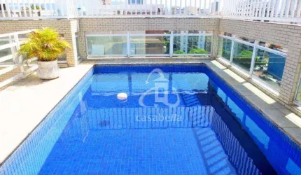 Cobertura com 5 dormitórios à venda, 472 m² por R$ 2.300.000,00 - Ponta da Praia - Santos/SP
