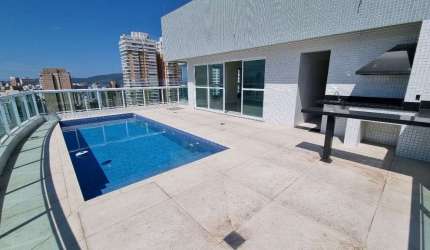 Cobertura com 4 dormitórios à venda, 300 m² por R$ 4.000.000,00 - Gonzaga - Santos/SP