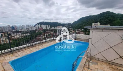 Cobertura com 3 dormitórios à venda, 296 m² por R$ 1.200.000,00 - Vila Belmiro - Santos/SP
