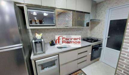 Apartamento com 3 dormitórios à venda, 79 m² por R$ 750.000,00 - Ponte Grande - Guarulhos/SP