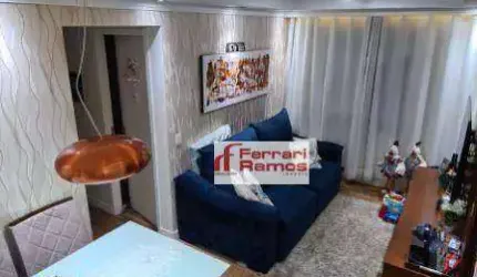 Apartamento com 2 dormitórios à venda, 49 m² por R$ 290.000,00 - Centro - Guarulhos/SP