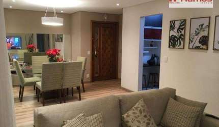 Apartamento com 2 dormitórios à venda, 92 m² por R$ 999.000,00 - Vila Augusta - Guarulhos/SP