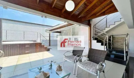 Cobertura com 4 dormitórios à venda, 440 m² por R$ 2.150.000,00 - Jardim Las Palmas - Guarujá/SP