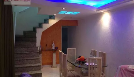 Sobrado com 3 dormitórios à venda, 182 m² por R$ 750.000,00 - Jardim Santa Clara - Guarulhos/SP