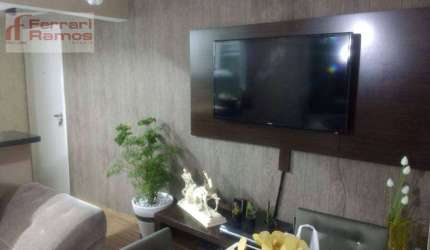 Apartamento com 2 dormitórios à venda, 53 m² por R$ 365.000,00 - Ponte Grande - Guarulhos/SP