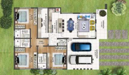 Casa com 3 quartos à venda no Jardim das Hortências, Caxias do Sul , 162 m2 por R$ 1.307.150