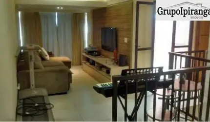 Cobertura duplex com Churrasqueira, 4 quartos sendo 2 suítes e  3 vagas de garagem
