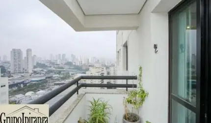 850 m do metro Santos Imigrantes, Apartamento 105 m² com sacada, 3 dorm. sendo 1 suite e 2 vagas