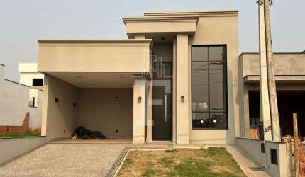 Casa em condomínio fechado com 3 quartos à venda na Avenida Luiz Greco, 225, Vila Monte Alegre, Paulínia, 140 m2 por R$ 1.035.000