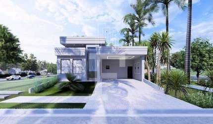 Casa em condomínio fechado com 3 quartos à venda na Rua Sebastião Cardoso, 168, Parque Brasil 500, Paulínia, 202 m2 por R$ 1.885.000