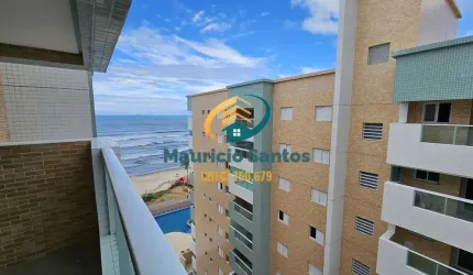 Apartamento em Itanhaém, bairro Centro, novo e com 2 dormitórios sendo 1 suíte, Lazer completo frente ao mar com excelente localização, visite!