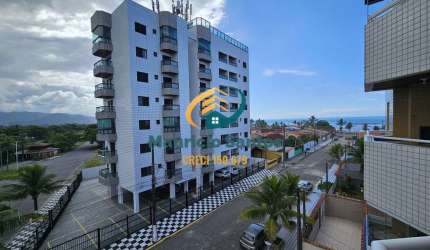 Apartamento em Mongaguá, bairro Itaóca, 1 dormitório, suíte, sacada com churrasqueira e vista mar, Residencial com elevador na quadra da praia, local tranquilo para o seu descanso.