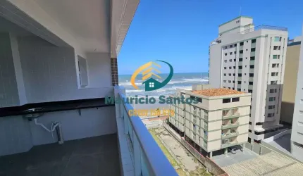 Apartamento em Mongaguá, Centro, novo e com 2 dormitórios sendo 1 suíte, sacada com vista para o mar, Residencial com lazer completo e ótima localização!!