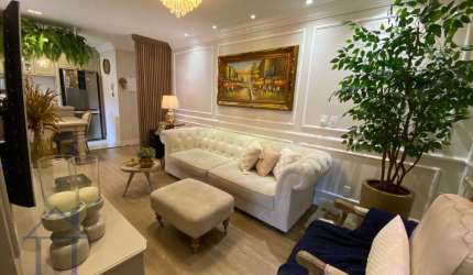 Apartamento mobiliado e decorado no Bairro Anita Garibaldi