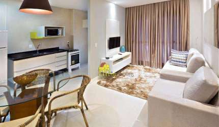 Apartamento com 1 dormitório à venda por R$ 450.000,00 - Balneário Cidade Atlântica - Guarujá/SP