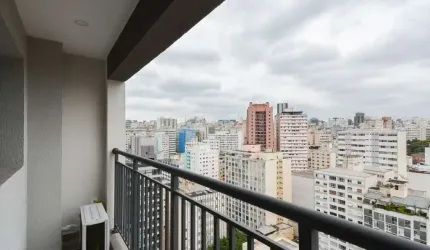 Apartamento com 1 quarto à venda na Rua Major Sertório, 423, Vila Buarque, São Paulo, 37 m2 por R$ 547.380