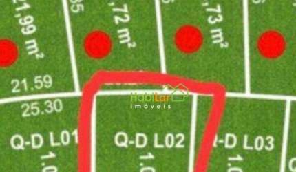 Terreno à venda, 1037 m² por R$ 450.000,00 - Associação Residencial e Recreativa Estância Bacuri - Ipiguá/SP