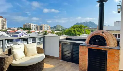 Cobertura para Venda em Rio de Janeiro, Recreio dos Bandeirantes, 4 dormitórios, 3 suítes, 4 banheiros, 2 vagas