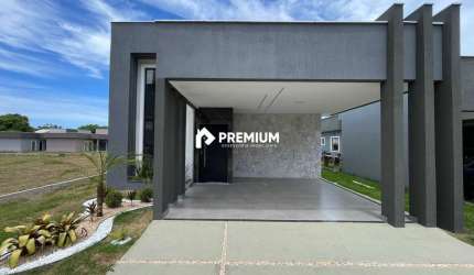 Casa moderna em condomínio em Maricá - 3Q, 1 suíte, área gourmet - 600 mil!