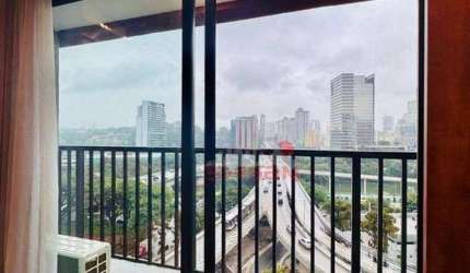 Apartamento com 1 dormitório para alugar, 26 m² por R$ 3.400,00/mês - Pinheiros - São Paulo/SP