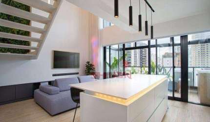Apartamento com 1 dormitório à venda, 67 m² por R$ 1.400.000 - Brooklin - São Paulo/SP