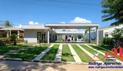 Venda ou Locação - Rancho com 3 Suítes no Portal da Praia, Buritama-SP