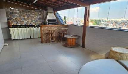COBERTURA DUPLEX  - 4 DORMITÓRIOS , 1 SUITE , SALA , 2 BANHEIROS E 1 VAGA DE GARAGEM - SÃO JOÃO CLÍMACO  - SP.