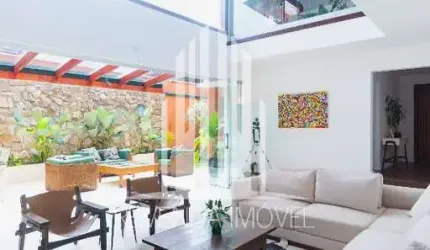 Imponente residência de alto padrão em Alphaville Residencial Um, Barueri-SP, com 5 quartos, 5 suítes e 498m² de requinte.