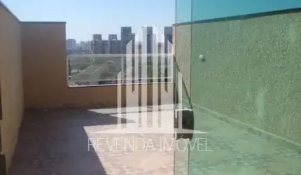 Cobertura à venda em Santo André-SP, Vila Tibiriçá: 2 quartos, 1 sala, 2 banheiros, 2 vagas de garagem, 124m² de área.
