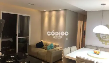 Apartamento com 3 dormitórios à venda, 71 m² por R$ 595.000,00 - Vila Augusta - Guarulhos/SP