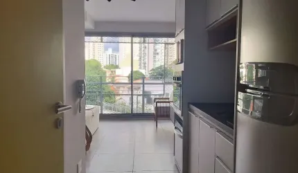 Apartamento de 29m² MOBILIADO com 1 dormitorio - Pinheiros / SP