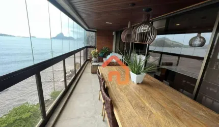 Excelente exclusivo 4 quartos frontal mar, vista magnifica Icaraí!!!