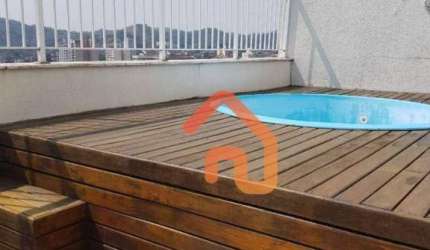 Excelente cobertura duplex de 3 quartos Fonseca!!!!