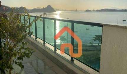 Cobertura Linear vista mar com 3 quartos em Charitas para Venda