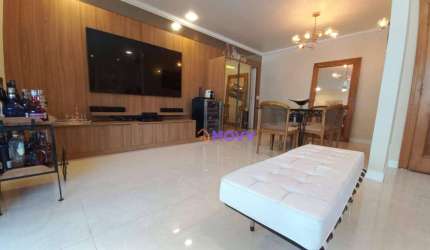 Apartamento com 3 dormitórios com 2 suítes e 2 vagas de garagem à venda, 220 m² por R$ 1.200.000 - Jardim Icaraí - Niterói/RJ