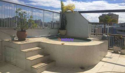 Linda Cobertura Duplex com 3 dormitórios à venda, 180 m² por R$ 1.300.000 - Icaraí - Niterói/RJ