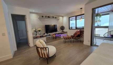 Apartamento com 3 dormitórios à venda, 118 m² por R$ 1.250.000,00 - Charitas - Niterói/RJ