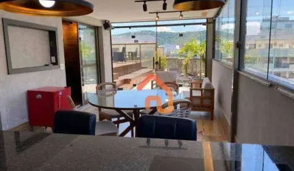 Linda cobertura duplex Caritas, vista mar e parque da cidade!!!!!