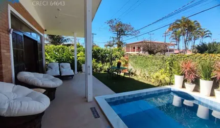 CASA  CLÁSSICA 4 QUARTOS 3 SUÍTES  PISCINA LOCAL PREMIUM ITANHAÉM SP