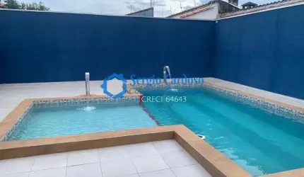 CASA NOVA 400M DO MAR! 3 SUITES COM PISCINA ITANHAÉM SP