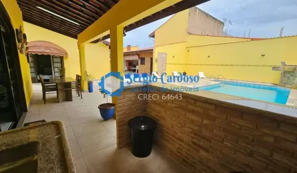 CASA JD SUARAO 150M DO MAR! 2 CASAS + EDÍCULA TERRENO 600M² - ITANHAEM/SP